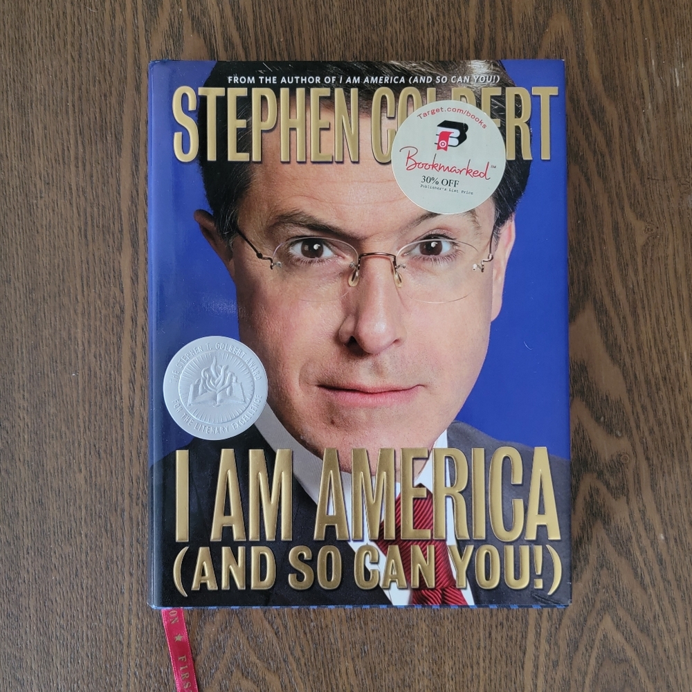 I Am America (And So Can You!) Hardcover Book Stephen Colbert Politics Humor